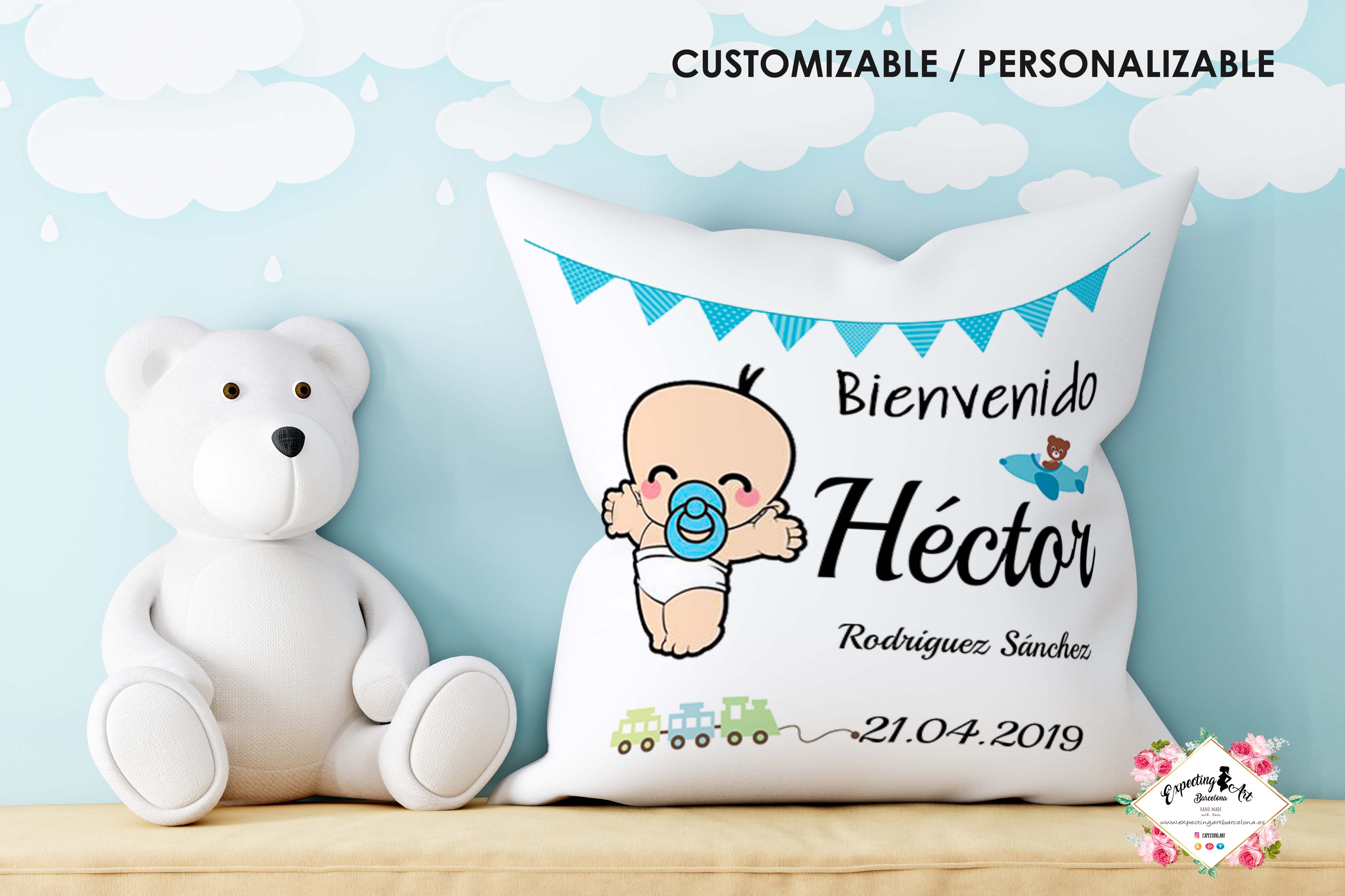 Cojin discount nacimiento bebe